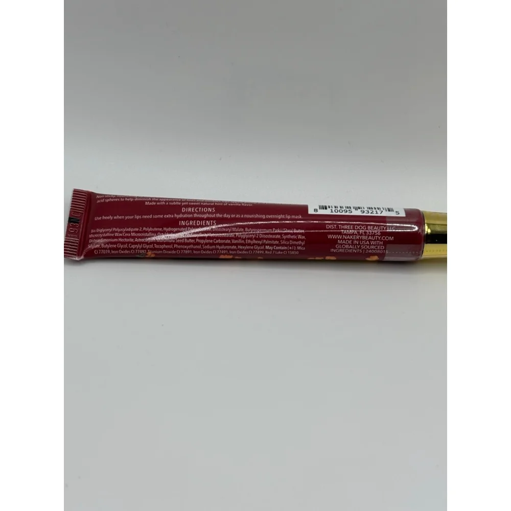 Nakery Beauty Lip Treatment Birthday Suit Plumping Line Smoothing Gloss 15ml NEW